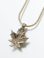 Brass Maple Leaf Pendant