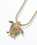 Gold Vermeil Sea Turtle Pendant