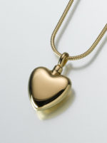 Small Gold Vermeil Heart Pendant